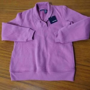 Pink sweater NWT basic editions small